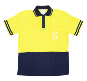 Hi-Vis polo sml