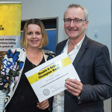 Champion Erin Tennent